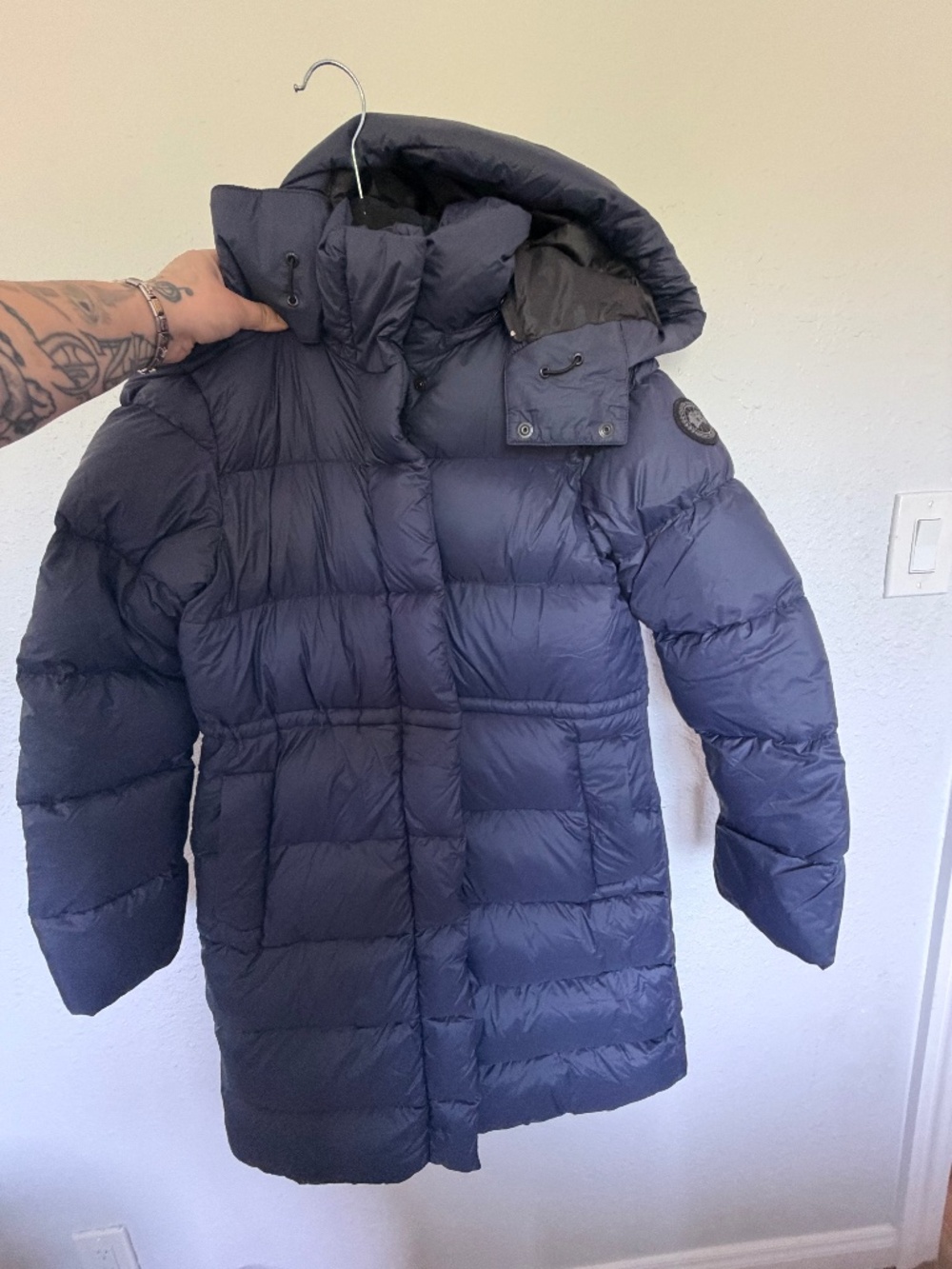 Canada Goose Arosa Quilted Hooded Parka Black Label